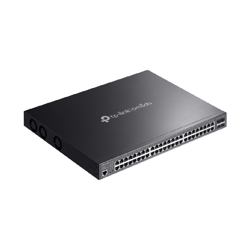 TP-Link Omada Poe Switch 48 Port PoE+ Gigabit L2+ Managed with 4× Gigabit SFP Ports (SG3452P) view 3